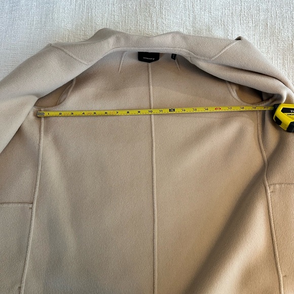 Theory Sileena/Clairene open front double face cashmere and wool coat - Picture 5 of 7